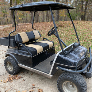 Club Car DS Series (2000-2013) Golf Cart Front Seat Complete Set: Designer Sewn
