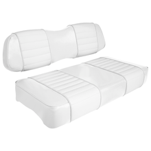 Club Car DS Series Golf Cart Seat Premium Designer Sewn - Solid White