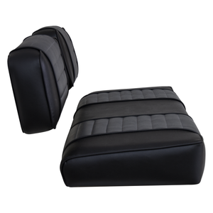Club Car DS Series Old Style 79-99 Golf Cart Seat Cover Set Premium Designer Sewn - Side View