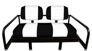 M&M Rear Seat Cover Set: Designer Sewn