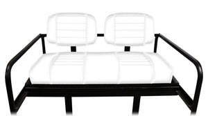 M&M Rear Seat Cover Set: Designer Sewn