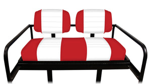 M&M Rear Seat Cover Set: Designer Sewn