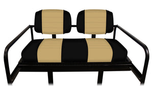 M&M Rear Seat Cover Set: Designer Sewn