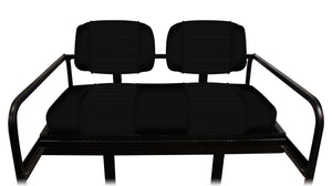 M&M Rear Seat Cover Set: Designer Sewn