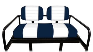 M&M Rear Seat Cover Set: Designer Sewn